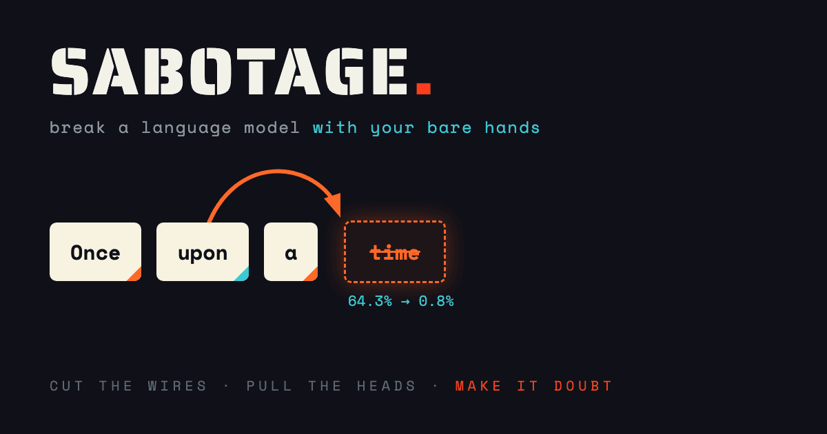 Sabotage preview
